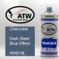 Preview: Chevrolet, Dark Steel Blue Effect, WA919L: 400ml Sprühdose, von ATW Autoteile West.